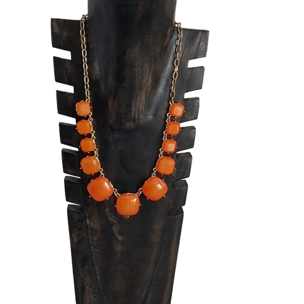 BURNT ORANGE /CORAL FASHION‎ JEWELRY WOMEN'S NECKLACE
